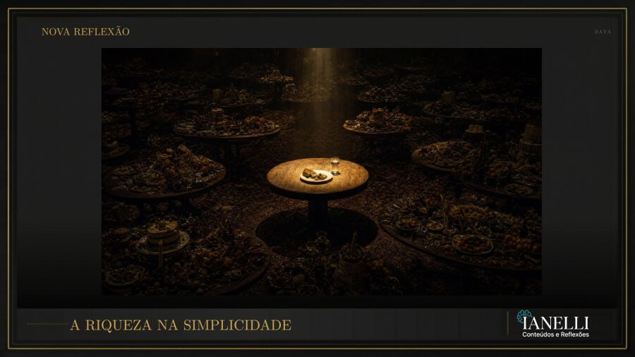 Imagem pobreza da multiplicação dos desejos